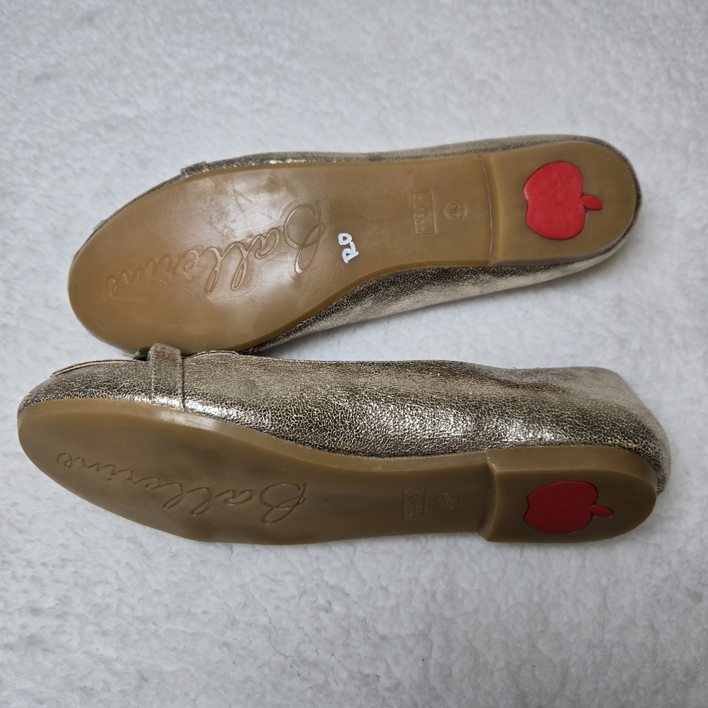 Alesýa Gold Loafers Flats Chain Metallic Womens Size 40 EU (9.5 US) - Picture 5 of 5